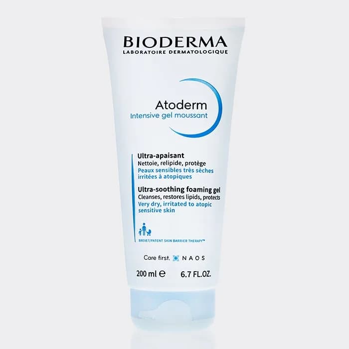 شوینده پوست حساس و آسیب دیده بایودرما مدل Bioderma Atodem Ultra-Soothing Foaming Gel — تصویر ۳