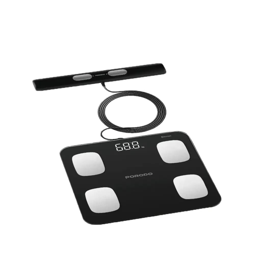 ترازو هوشمند همراه با دسته پرودو Porodo Lifestyle Precise Analysis Smart Scale — تصویر ۱۰