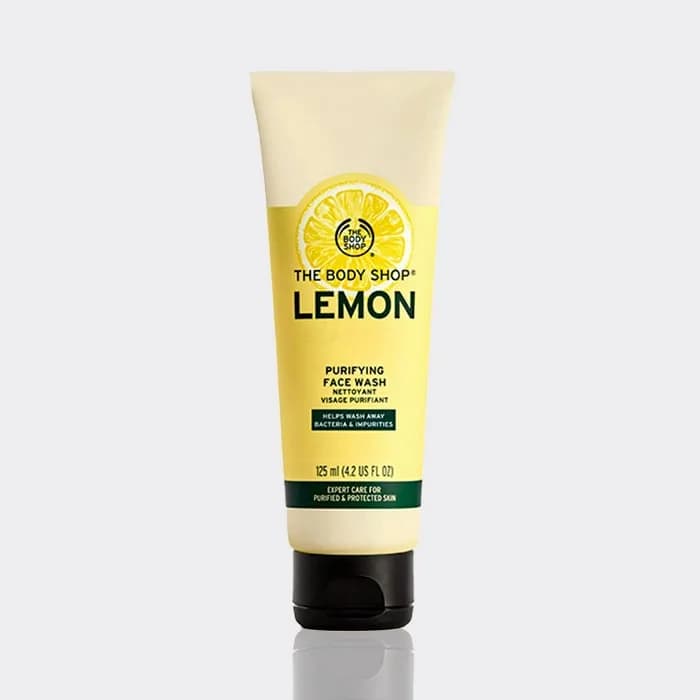 شوینده درخشان کننده لیمو بادی شاپ 125 میل مدل The Body Shop Lemon Purifying Face Wash — تصویر ۳