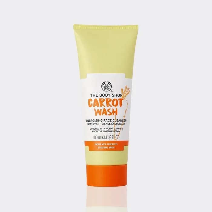 شوینده انرژی زا هویج بادی شاپ 100 میل مدل The Body Shop Carrot Wash Energising Face Cleanser — تصویر ۲