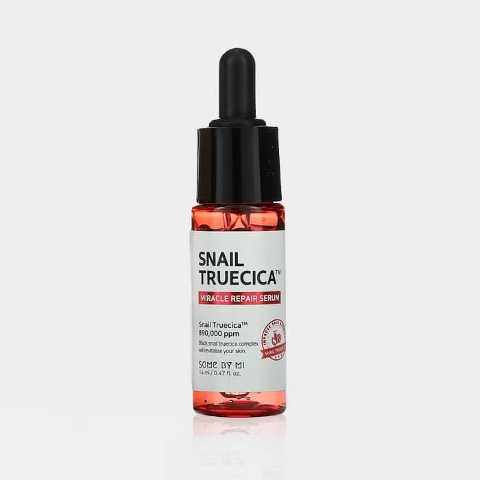 سرم ترمیم کننده حلزون سیاه سام بای می مدل some by mi snail truecica miracle repair serum — تصویر ۳