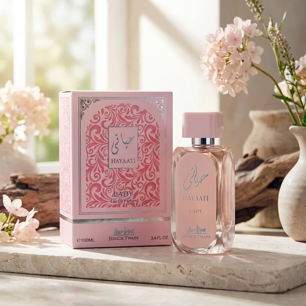عطر ادکلن زنانه حیاتی فلورنس جسیکا توین فرانسه مدل حیاتی لیدی (jessica twain Hayaati Lady) حجم 100 میل — تصویر ۱۰
