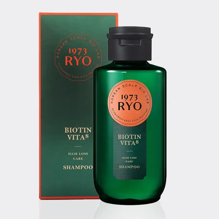 شامپو ضدریزش بیوتین و هشت ویتامین ریو حجم 180 میل مدل RYO Biotin Vita8 shampoo — تصویر ۳