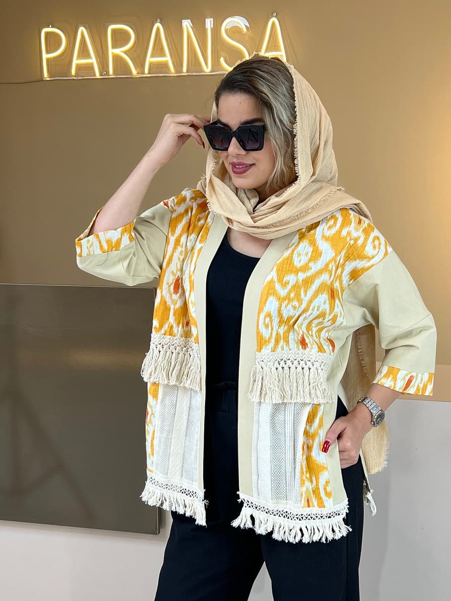 مانتوکتی پایین ریش کرم