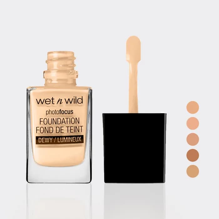کرم پودر فتوفوکوس دیوی وت اند وایلد Wet n Wild PhotoFocus Foundation Dewy 28ml — تصویر ۲