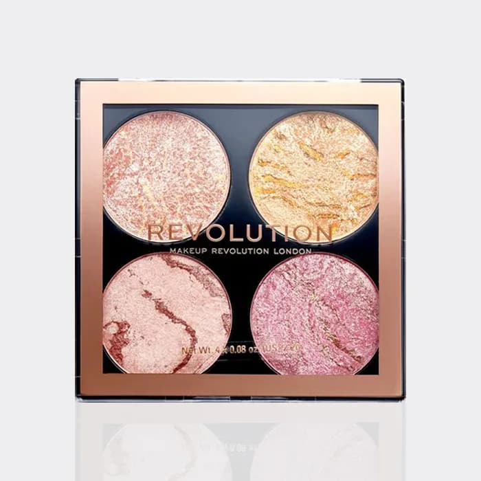 پالت هایلایتر- برنزر رولوشن چک کیت مدل Revolution highlighter and Bronzer Cheek Kit — تصویر ۴