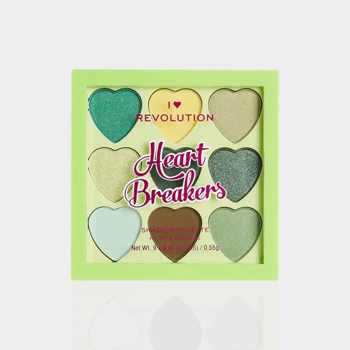 پالت سایه 9 رنگ رولوشن لاکی مدل Revolution Heart Breakers shadow Palette Lucky — تصویر ۵