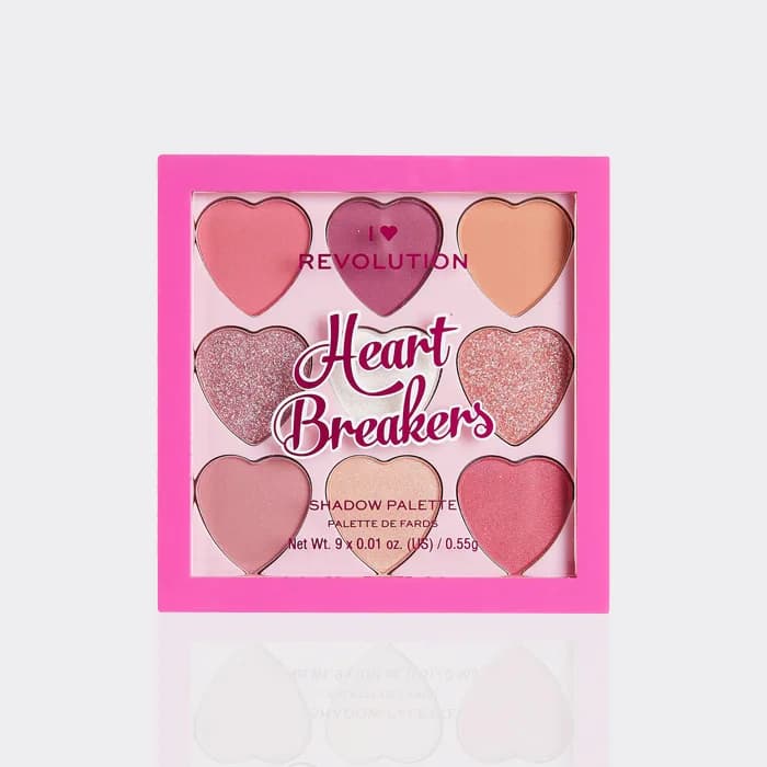 پالت سایه 9 رنگ رولوشن سوییت هارت مدل Revolution Heart Breakers shadow Palette Sweetheart