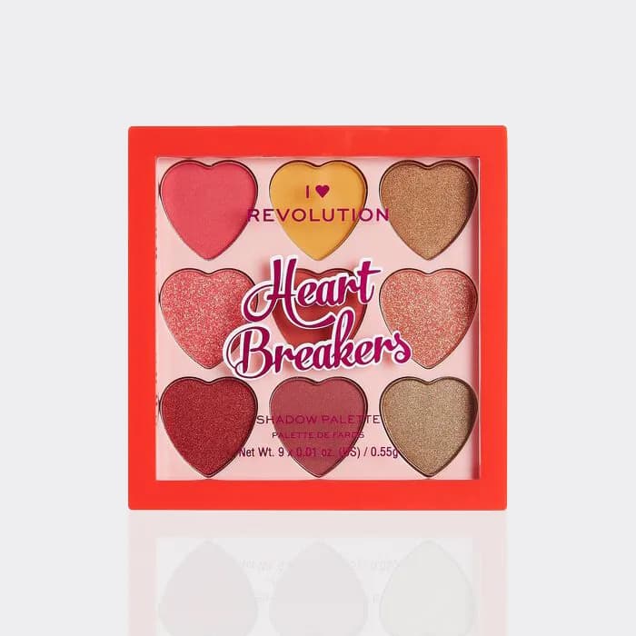 پالت سایه 9 رنگ رولوشن کوریج مدل Revolution Heart Breakers shadow Palette Courage