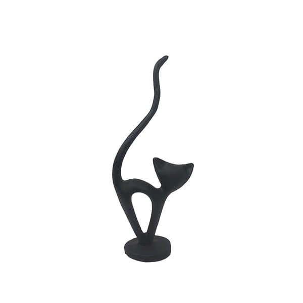 مجسمه دکوری مدل گربه دم دراز مجموعه سه عددی — تصویر ۴