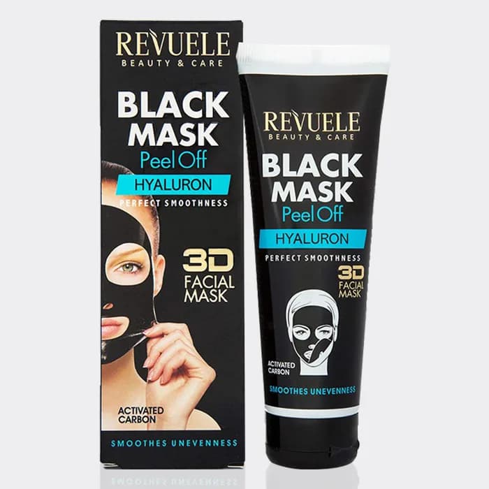 ماسک پیل آف رووله 80 میل مدل Revuele Black Mask Peel Off Hyaluron — تصویر ۳
