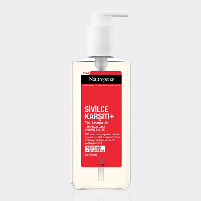 شوینده ضد جوش و جای جوش نیتروژینا (نوتروژینا) 200 میل مدل Neutrogena Sivilce Karsiti Facial Cleanser