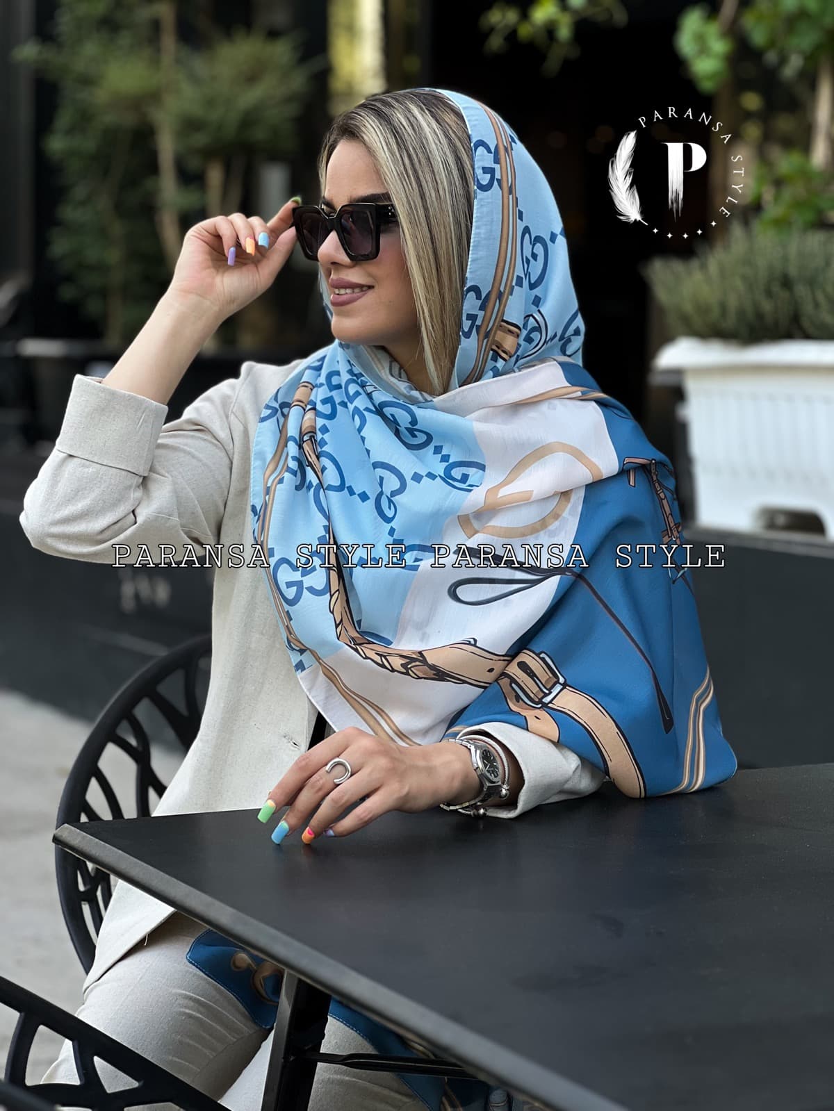 شال نخی شنل — تصویر ۷