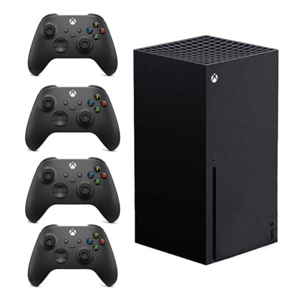 کنسول بازی مایکروسافت مدل Xbox Series X ظرفیت 1 ترابایت به همراه سه دسته اضافی