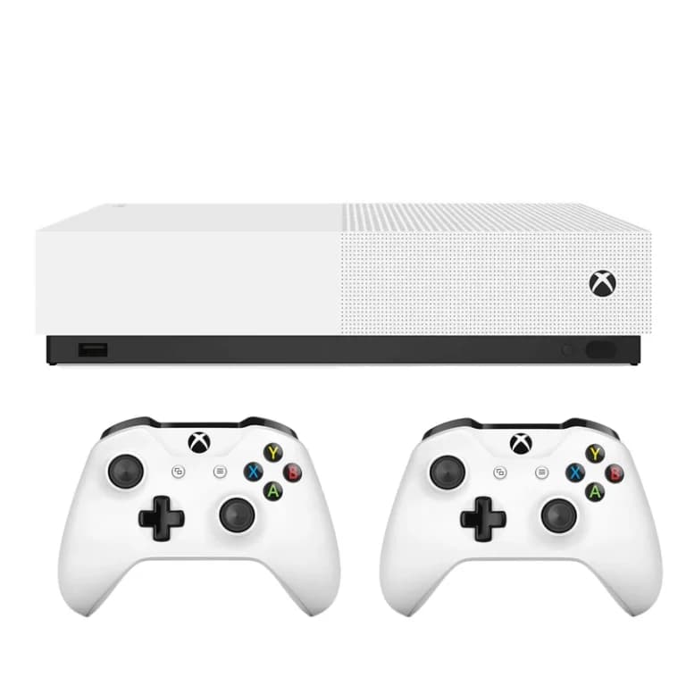 کنسول بازی مایکروسافت مدل Xbox One S ALL DIGITAL ظرفیت 1 ترابایت به همراه دسته اضافی