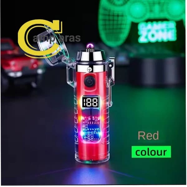 فندک شارژی پلاسمایی چراغ قوه دار Cylindrical BH-252 — تصویر ۶