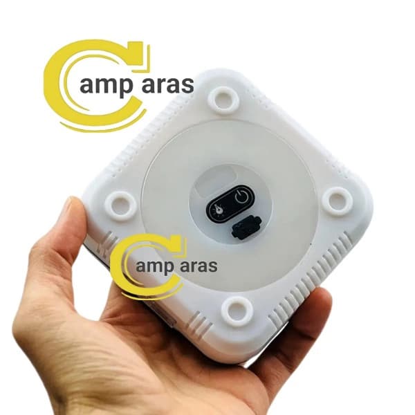چراغ ریسه شارژی کمپینگ CAMP LIGHT D87-1 آهنربایی — تصویر ۸