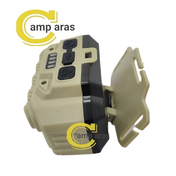 هدلایت پیشانی سنسوردار شارژی HX-817S COB 5LED — تصویر ۱۲