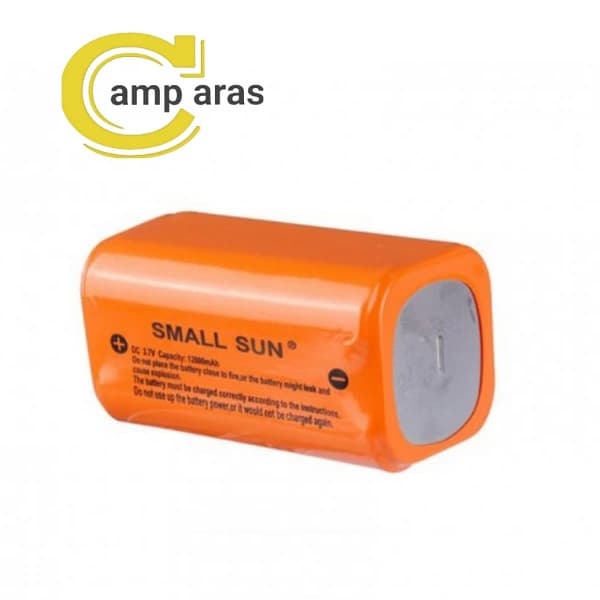 باتری شارژی لیتیومی اسمال سان 12800MAH نارنجی 3.7 ولت — تصویر ۷