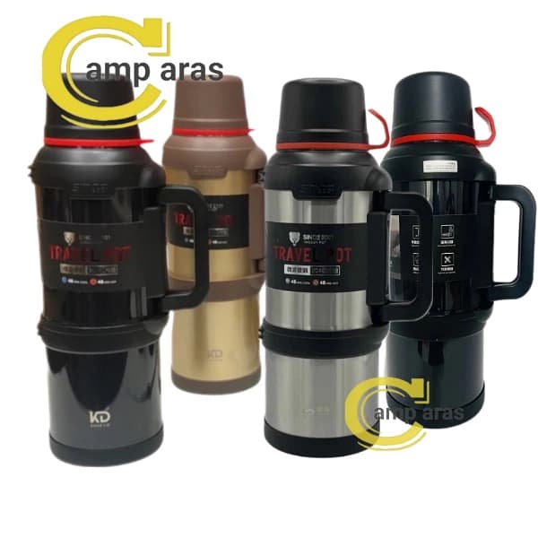 فلاسک وکیوم 4 لیتر دی کادی KD SUS 304 K-5797 دوجداره — تصویر ۱۱