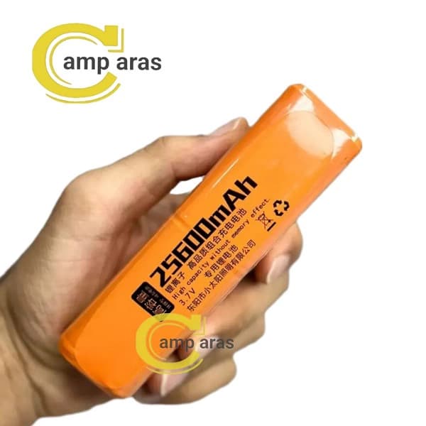 باتری شارژی اسمال سان 3.7 ولت 25600MAH میلی آمپر نارنجی — تصویر ۶