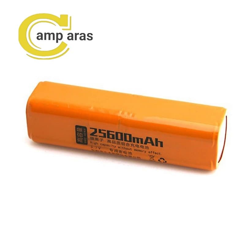باتری شارژی اسمال سان 3.7 ولت 25600MAH میلی آمپر نارنجی — تصویر ۲