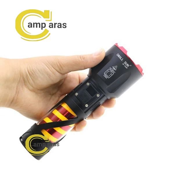 چراغ قوه پلیسی اسمال سان SMALL SUN ZY-2309 زوم دار — تصویر ۱۱