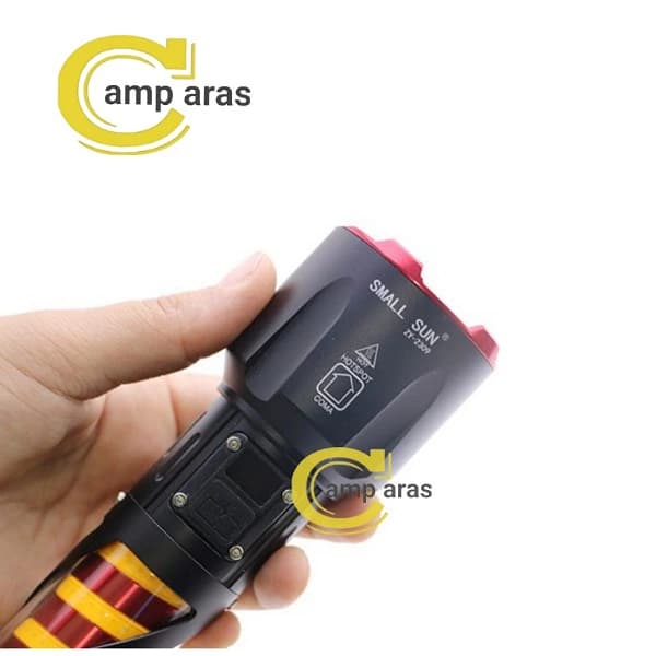 چراغ قوه پلیسی اسمال سان SMALL SUN ZY-2309 زوم دار — تصویر ۹