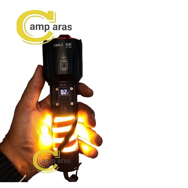 چراغ قوه پلیسی اسمال سان SMALL SUN ZY-2309 زوم دار — تصویر ۴