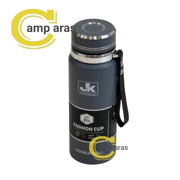 فلاسک دوجداره جی کی 600 میلی لیتر استیل JK 304SUS اورجینال — تصویر ۴