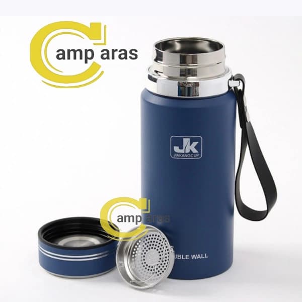 فلاسک دوجداره جی کی 600 میلی لیتر استیل JK 304SUS اورجینال — تصویر ۷