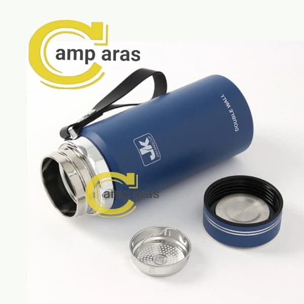 فلاسک دوجداره جی کی 600 میلی لیتر استیل JK 304SUS اورجینال — تصویر ۵