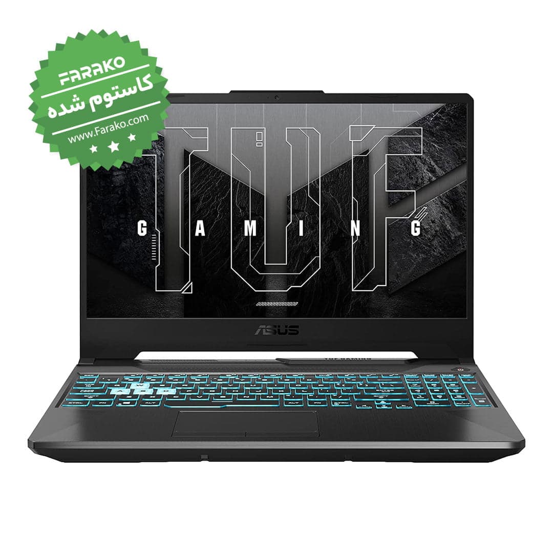 لپ تاپ ایسوس TUF F15 نمایشگر ۱۵٫۶ اینچی، پردازنده i5 نسل ۱۱، گرافیک ۴ گیگابایت 2050، رم ۱۶ گیگابایت، حافظه ۵۱۲ گیگابایت SSD – کاستوم شده