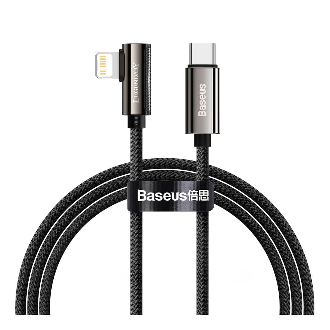کابل لایتنینگ به USB Type-C بیسوس Legend Series CATLCS-01 طول ۱ متر — تصویر ۷