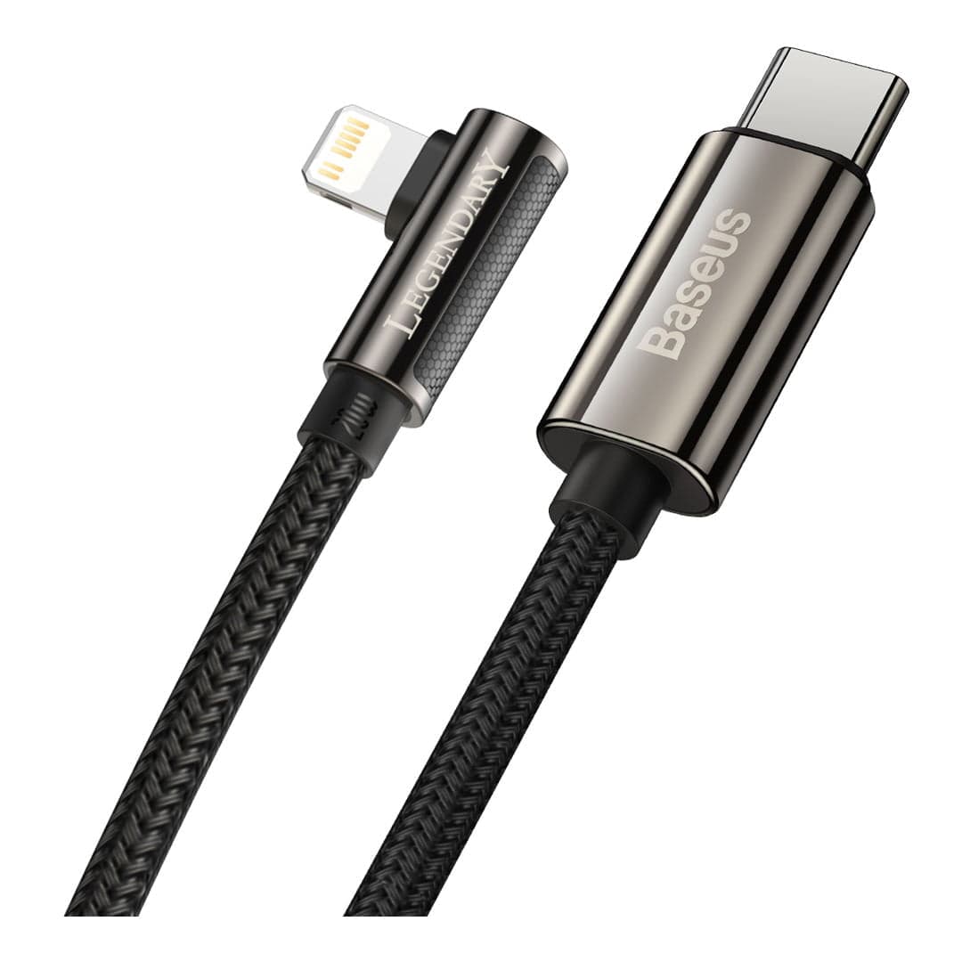 کابل لایتنینگ به USB Type-C بیسوس Legend Series CATLCS-01 طول ۱ متر — تصویر ۲