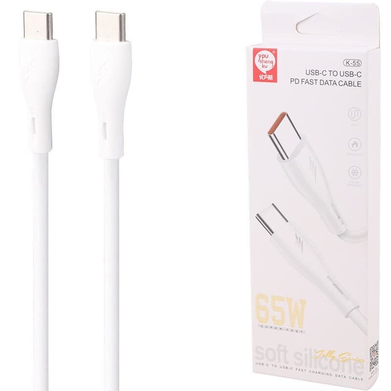 کابل شارژ دو سر تایپ سی YOUSHENGKU K-55