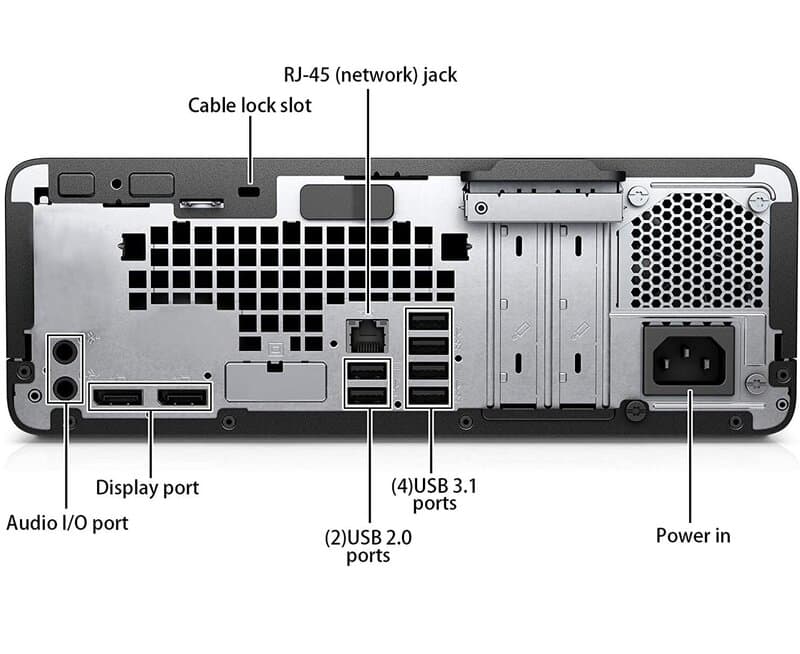 مینی کیس استوک اچ پی HP ProDesk 600 G3 — تصویر ۷