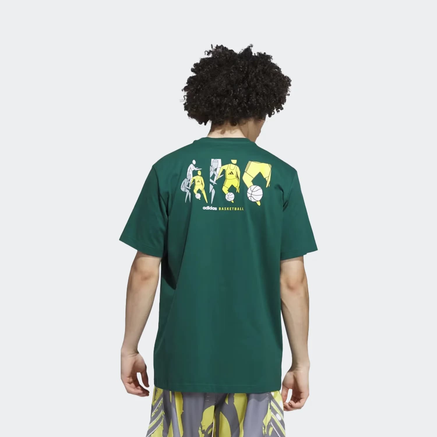 تیشرت مردانه آدیداس مدل Hoops for All Graphic Tee — تصویر ۸