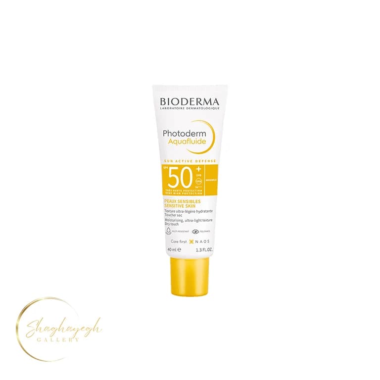 ضد آفتاب بی رنگ بایودرما فتودرم آکوافلویید Bioderma Photoderm Aquafluide SPF50 Sensitive Skin — تصویر ۴