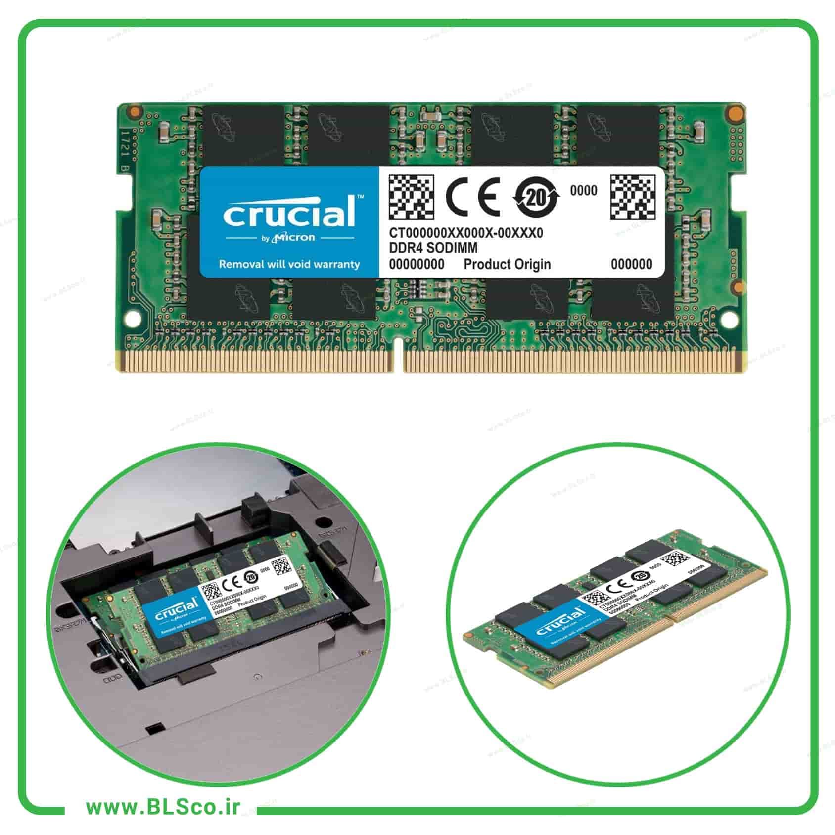 رم 8 گیگابایت DDR4 PC4 2666 برند CRUCIAL — تصویر ۵