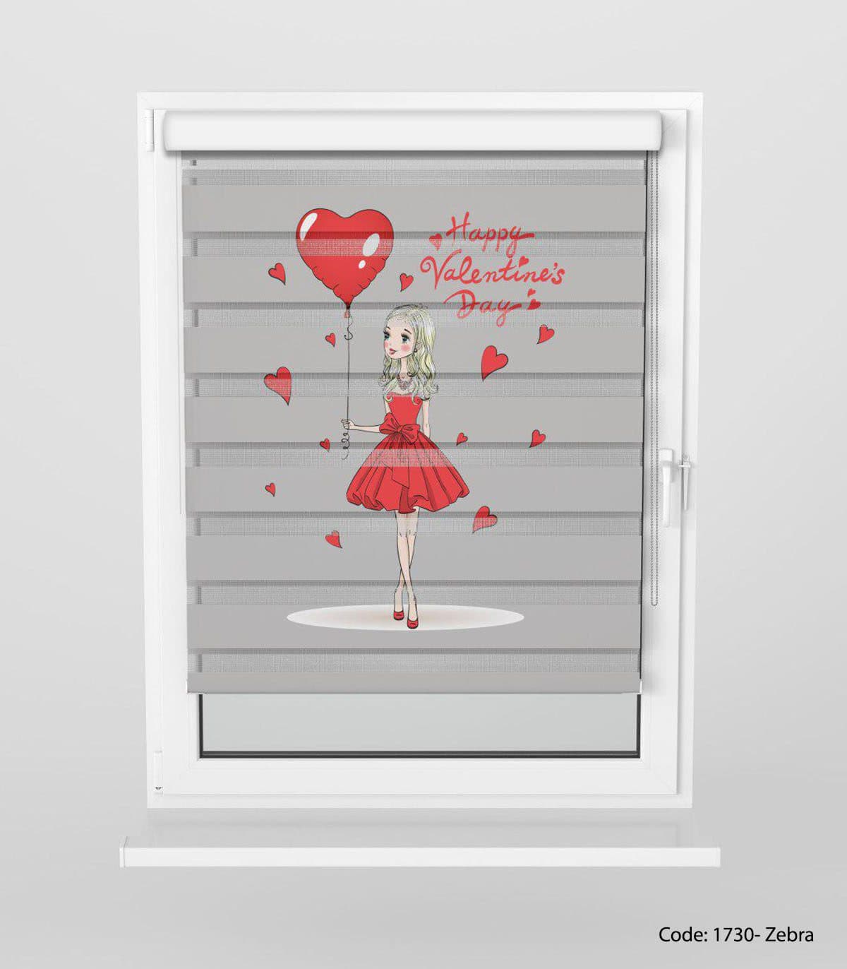 پرده زبرا اتاق نوجوان مدل VALENTINE