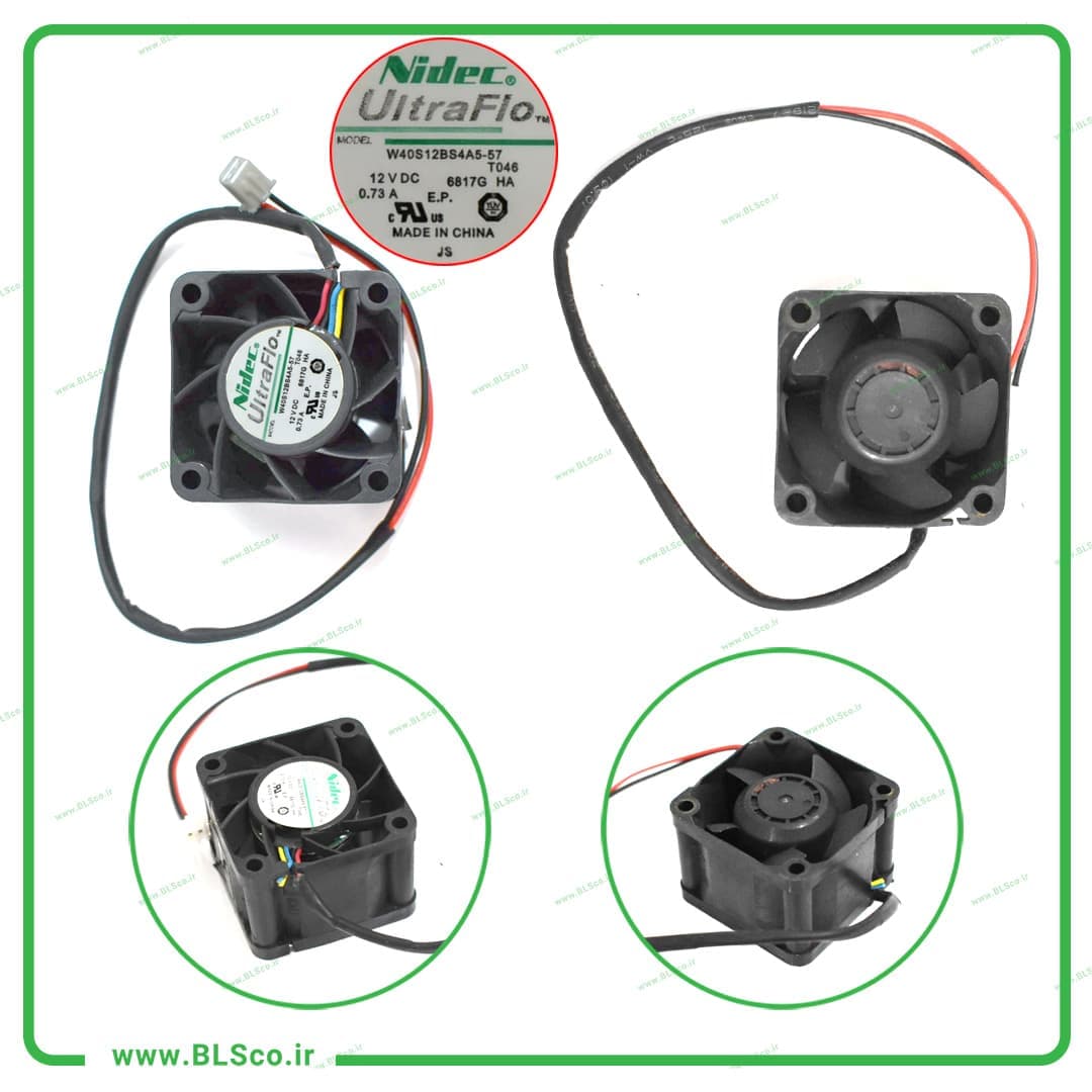 فن پاور ماینر مدل W40S12-57T046 2 PIN — تصویر ۳