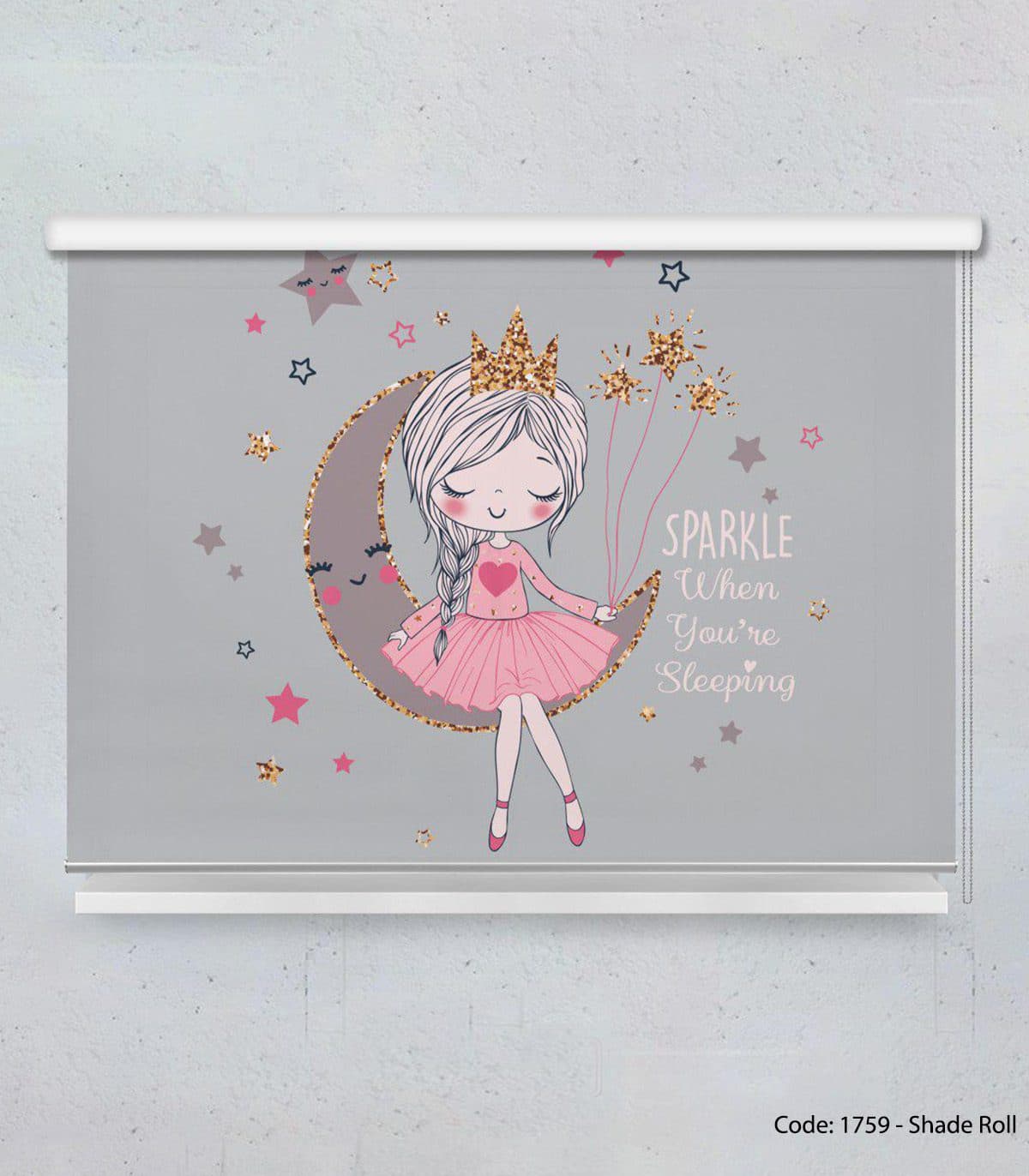 پرده شیدرول اتاق کودک مدل SPARKLE — تصویر ۲