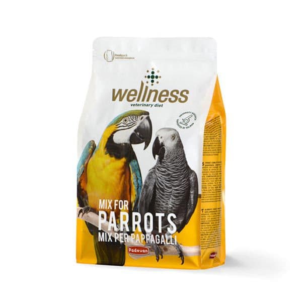 غذای سوپرپرمیوم طوطی کاسکو و آرا پادوان – Padovan Wellness Parrots