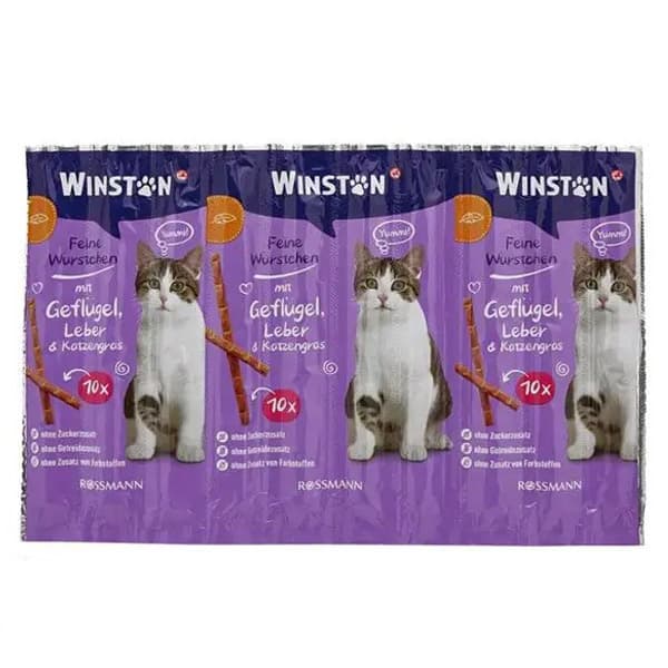 تشویقی مدادی گربه با طعم مرغ و جگر وینستون – Winston — تصویر ۲
