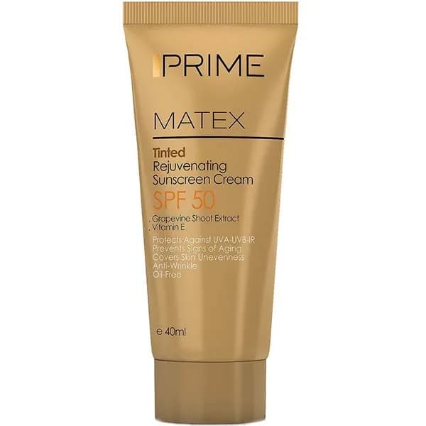 کرم ضد آفتاب جوان کننده فاقد رنگ پریم SPF50 حجم ۴۰ میلی لیتر — تصویر ۳