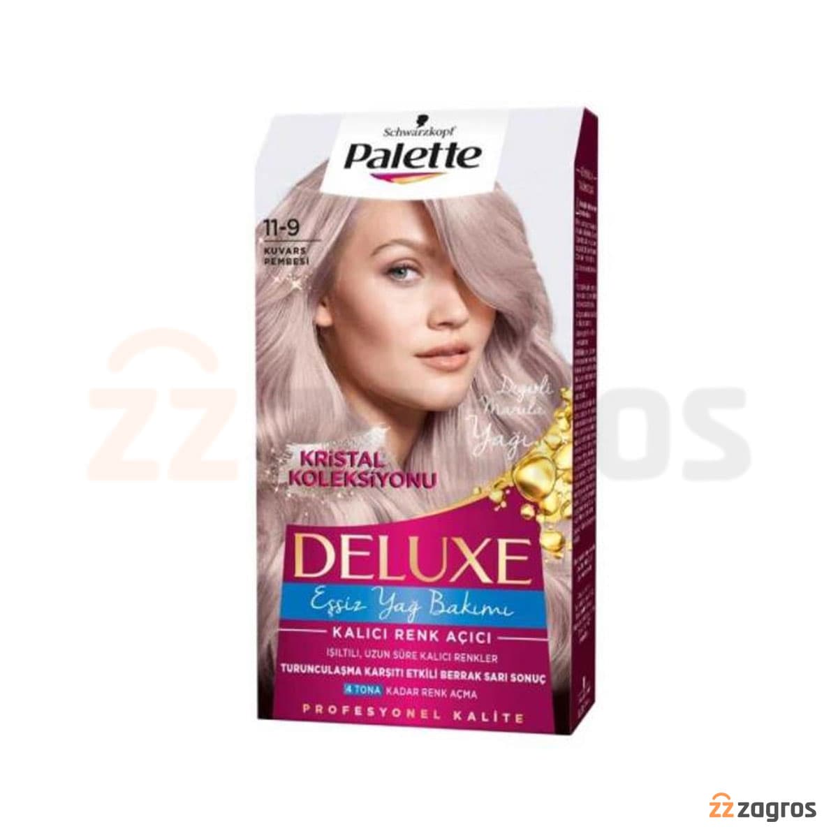 کیت رنگ مو پالت Palette شماره 9-11 (صورتی کوارتز) — تصویر ۵