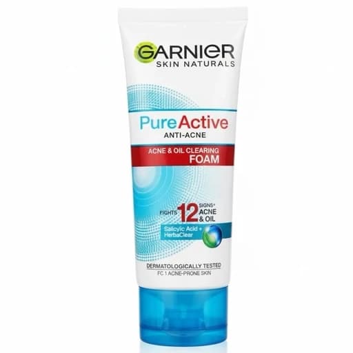 فوم شستشو صورت گارنیر Garnier مدل Pure Active — تصویر ۴