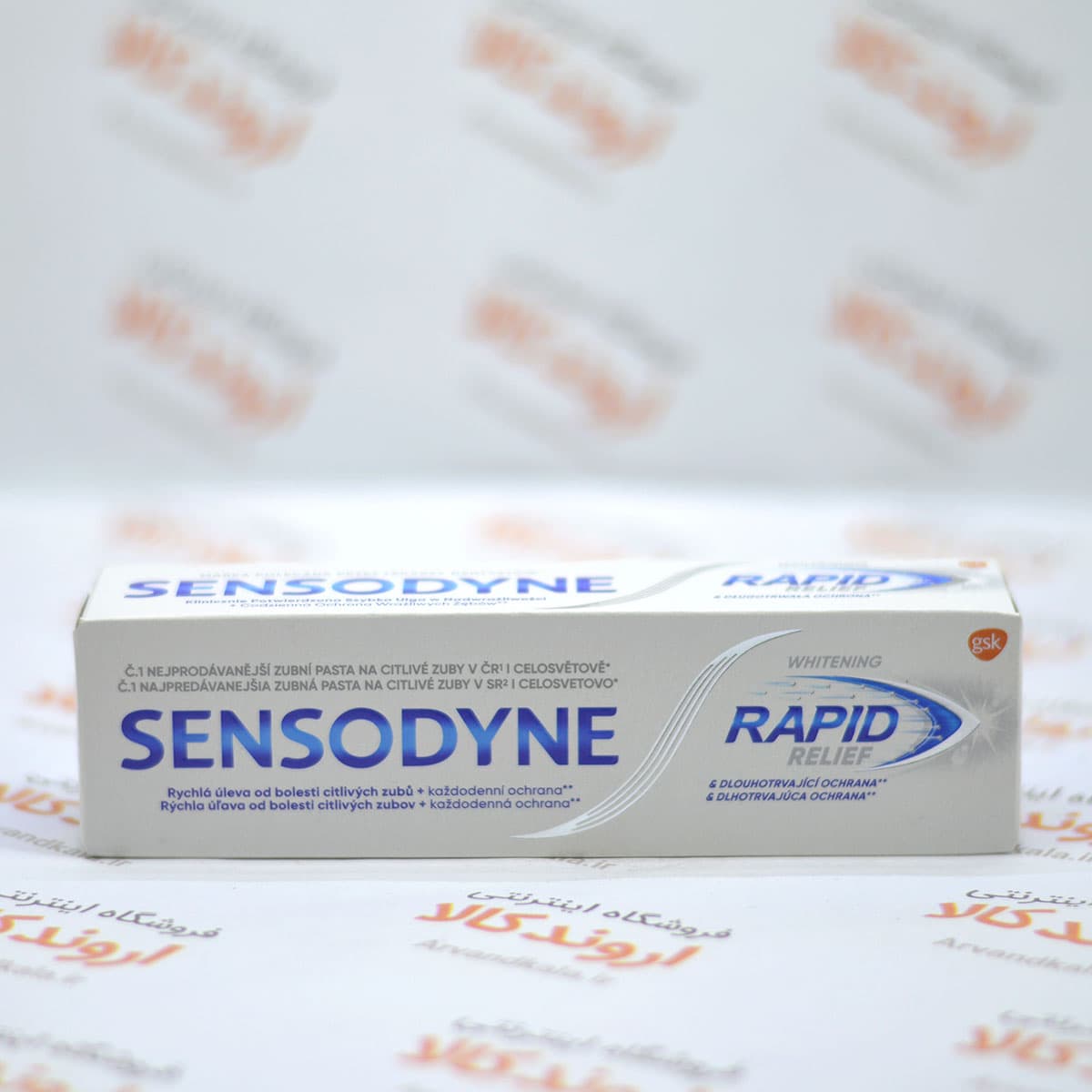 خمیر دندان سفیدکننده سنسوداین Sensodyne مدل Rapid Rychla