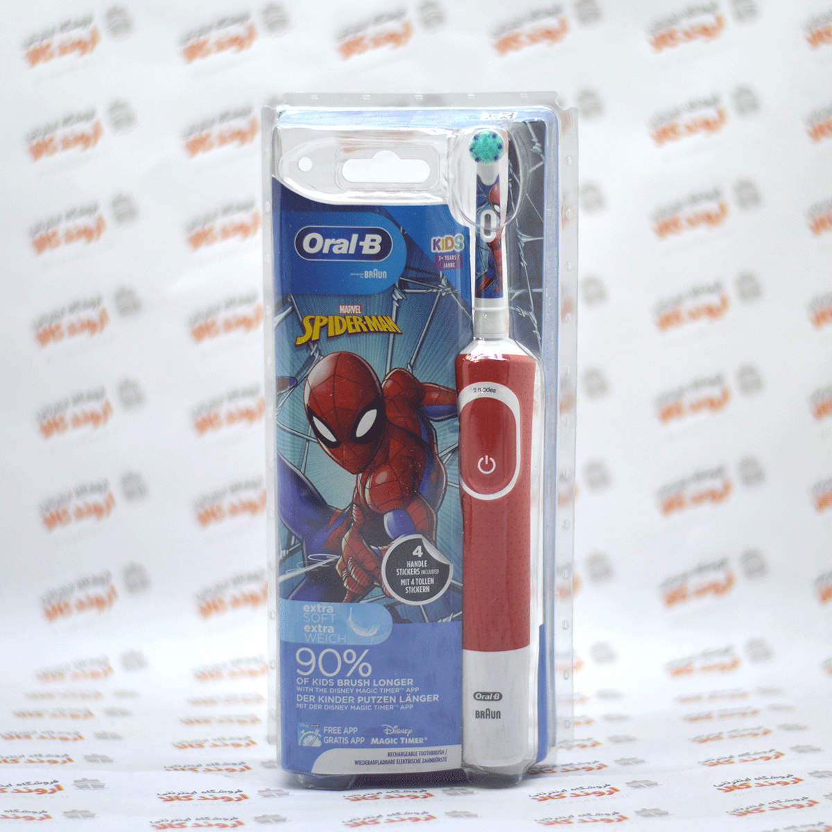 مسواک برقی کودکان اورال بی Oral-B مدل Spider man